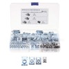 YINETTECH 80Pcs Thread Clip Nut Set, U-Shaped Nut M4 M5