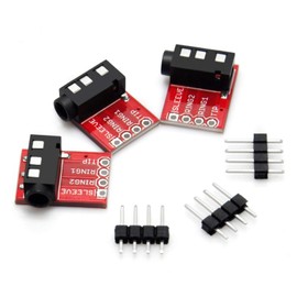 Gikfun TRRS 3.5mm Jack Breakout Headphone Video Audio MP3 Jack for Arduino (Pack of 3pcs) AE1223