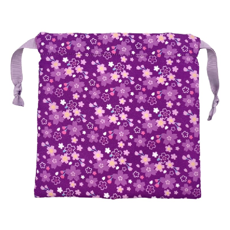 Nakajima Corporation 191694-24 Sakura Kimono Boa Face Drawstring Kuromi