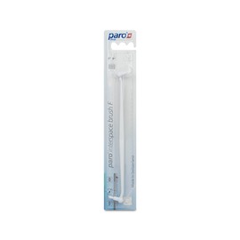 paro Interspace Brush F single tufted toothbrush double sided handle, replaceable brush heads
