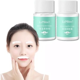 Eyebrow Coloring Cream, 2025 Summer Improved Model, 1.1 oz + 0.7 oz (30 + 20 g), Light Eyebrow Cream, Blackout, For Sensitive Skin, Mouth Hair Removal, Bleaching Cream, For Women Beauty