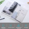 Plastic Wallets A4-12 Pack Folders Waterproof Plastic Wallets Document Folder