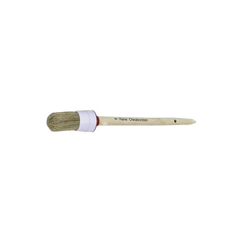 Nölle 153262 Industrial Round Brush with Bristle Mix, Beige/White, Size