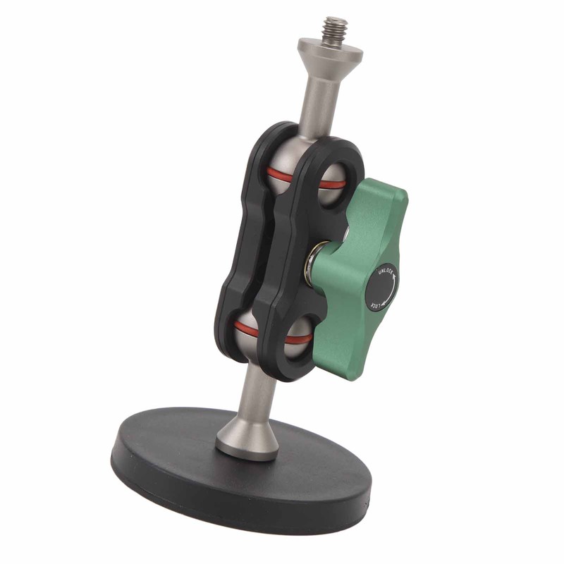 Magnetic Car Mount with Dual 360 Degree Ball Head 1/4inch