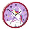CreaDesign, WU-02-1034-05 Unicorn Purple Wall Clock for Children's Room, Customisable