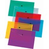 Q-Connect A4 Document Folder Plastic Clear Popper KF01244Q - Pack