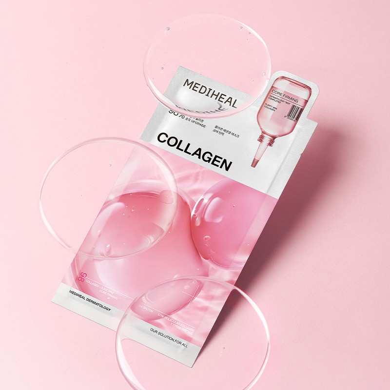 메디힐 콜라겐 에센셜 마스크 코어 탄력 240ml, 10개입, 1개 Mediheal