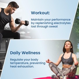 SUPPLY6 Salts - 1070mg Electrolytes with Magnesium | 3X Hydration, Zero Sugar | Superior Absorption with Added Fiber & Zinc for Gut Health | Vegan, Keto-Friendly | 18 Servings, Blue Raspberry