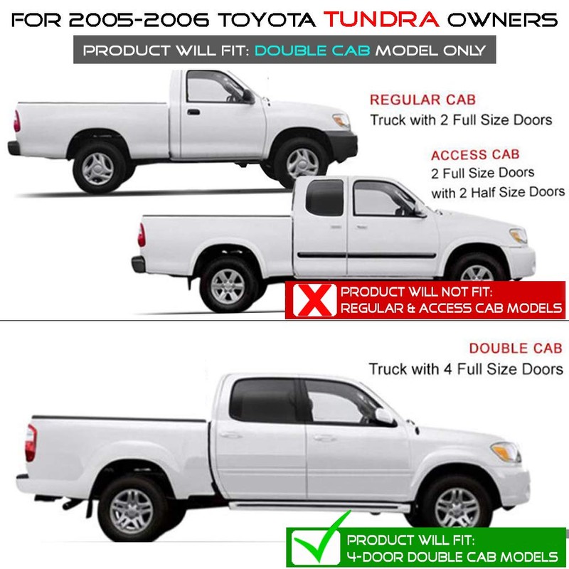ACANII - For 2005-2006 Toyota Tundra 05-07 Sequoia Double |