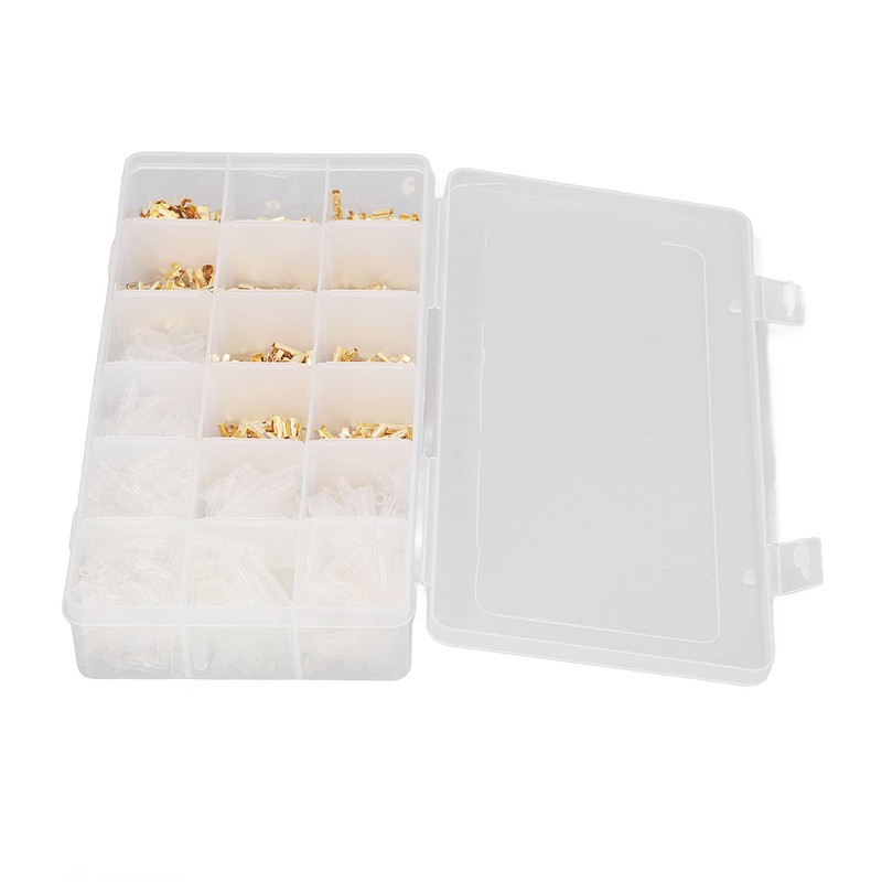 1000Pcs Male Female Blade Terminal Set Flame Retardant PVC Insulated