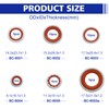 Air Conditioning Compressor Port Seal Washer Kit A/C Gasket Assortment