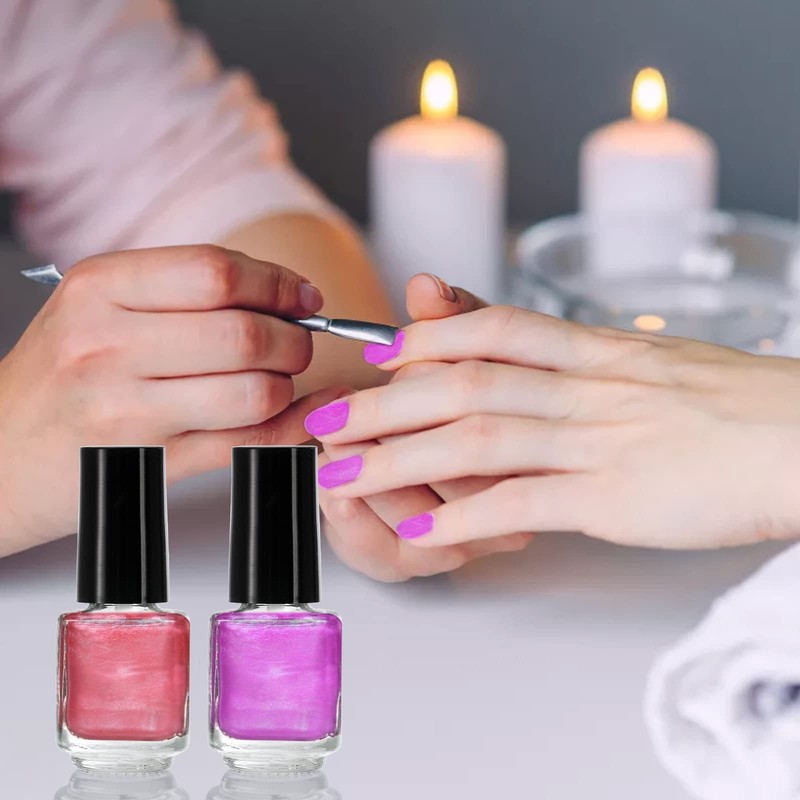 ZENFUN 50 Pack 5 ml Empty Nail Polish Bottles with