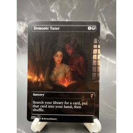 Demonic Tutor Borderless High Quality Altered Art Custom Card