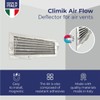 CLIMIK Two Adjustable Air Vent Deflector Expands 8" to 16,5",