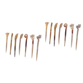 Beavorty Sets Elegant Vintage Hairpin Ox Horn Hair Stick Hair Accessories Set for Women Pcs