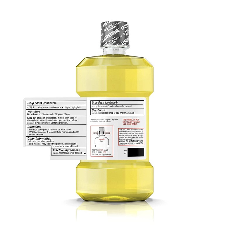 Listerine Original 250 mL (Pack of 3)