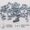 SKIR'CO (Pack of 200) Zinc Plated Euro Screws 5.8 x