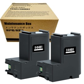 COCADEEX 2 Pack Ink Maintenance Box Replacement for T04D1 or C13T04D100, Works with ET-4750 ET-3750 ET-3750 ET-3700 ET-M3180 ET-M3170 ET-M3140 ET-M2170 ET-M2140 ET-M2140 ET-M2140 ET-M2140