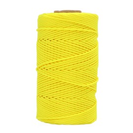 Diving Reel Line Replacement Wearproof Underwater Finger Spool Reel Round Line Fluorescent Yellow83m / 90.8yd