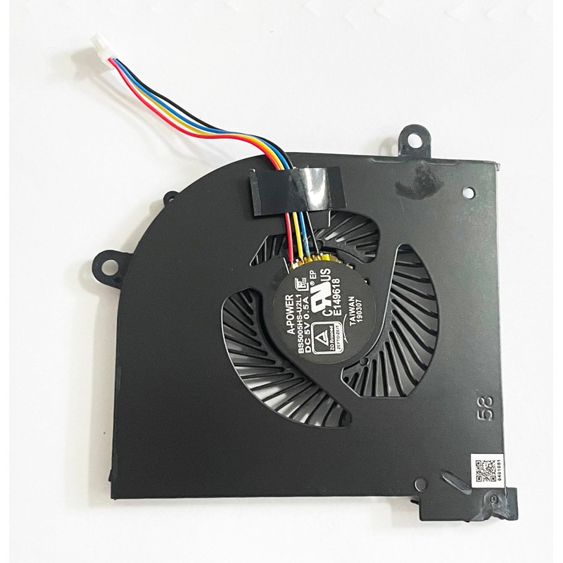 Fleshy Leaf CPU+GPU Cooling Fan Replacement for MSI GS65 Stealth