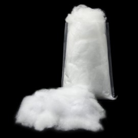 Christmas Fake Snow Decoration, Fluffy Fiber Artificial Snow Indoor White Fakes Snow Decor for Christmas Tree Flocking Village Crafts Winter Wonderland Nativity Xmas Display Decoration(5.64oz)