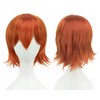 12 Inch Short Bob Wig with Bangs - Synthetic Cosplay