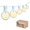 Achin Outdoor String Lights 100FT G40 Globe Patio Lights Outdoor