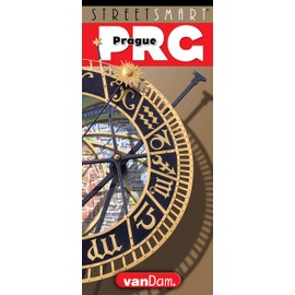 StreetSmart® Prague Map by Van Dam -- Laminated, pocket size city map of Prague, Czech Republic with all attractions, sights, museums, castles, churches, hotels and Prague Transit Map, 2019 Edition
