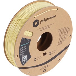 Polymaker PolySmooth PVB Filament 1.75mm Beige Filament, 750g Cardboard Spool - Beige PVB Filament Print Like PLA Filament 1.75, Easy Smoothable Post Process with IPA Alcohol, Work with Polysher