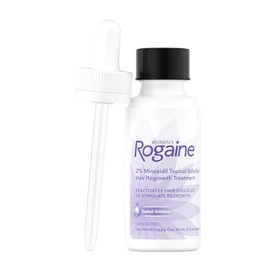 Women's Rogaine 2% Minoxidil Topical Solution for Hair Thinning and Loss, Topical Treatment for Women's Hair Regrowth, 1-Month Supply