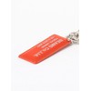 bpr BEAMS Key Holder BEAMS Leather Reflector TAG Keychain RED,