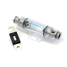 KnuKonceptz 0 Gauge in Line Waterproof ANL Fuse Holder with 200A Fuse