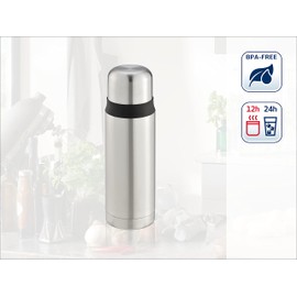 Leifheit Coco Thermal Flask, Stainless Steel, 0.5 L