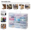 Novelinks Stackable Plastic Clear Storage Box Containers with Latching Lid