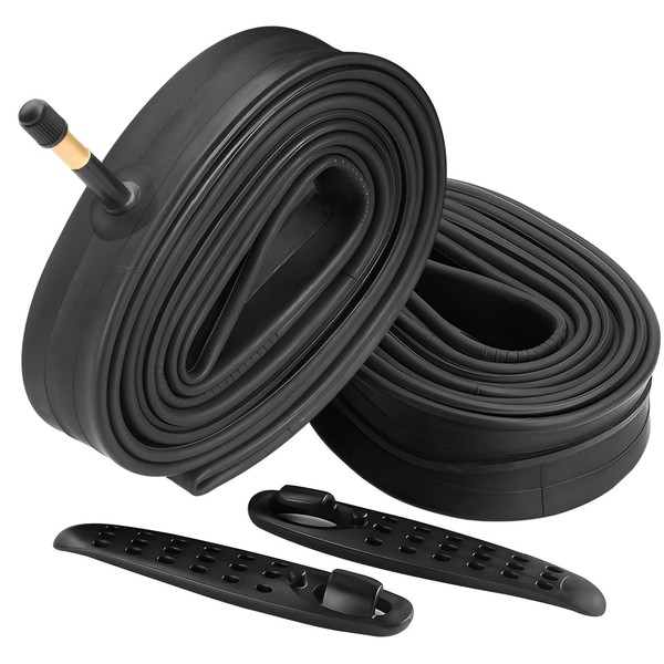 FANSPRO 2 Pack 700 x 35-43c Road Bike Inner Tubes,
