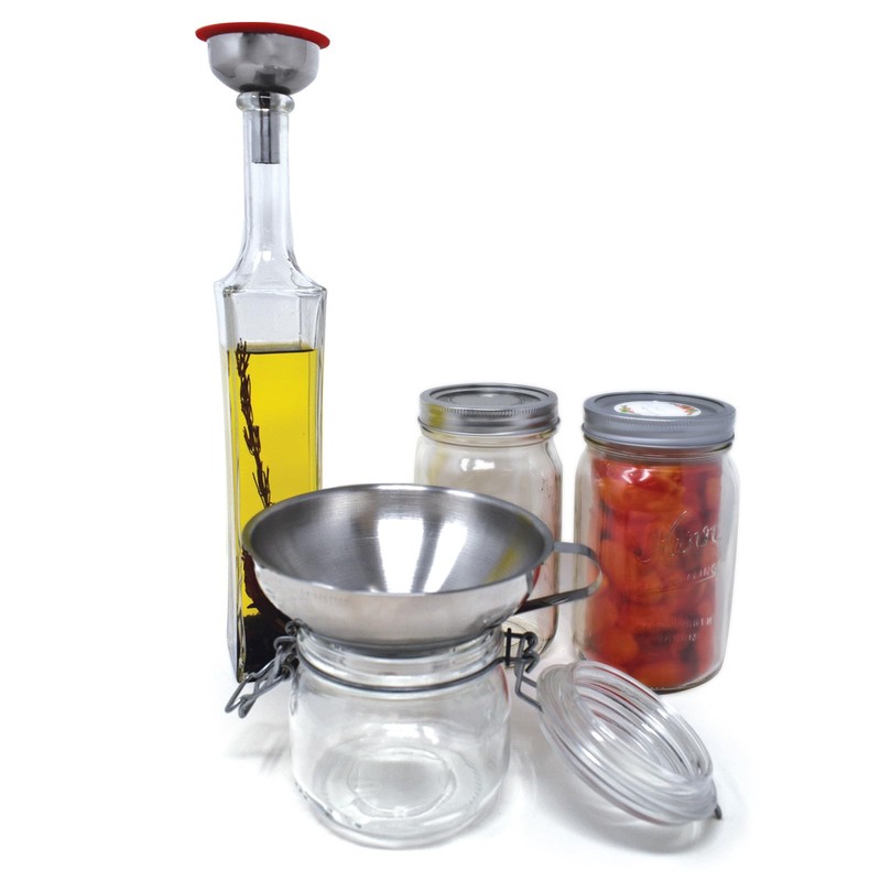 Norpro Stainless Steel Funnel with Removable Spout,Silver,5 inch