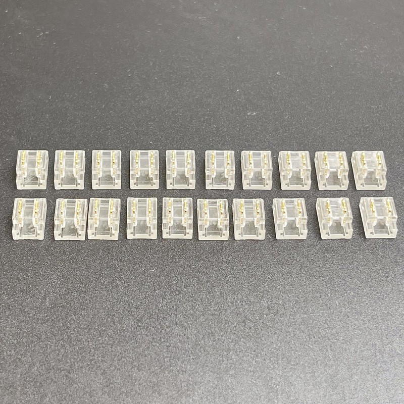 Clearhill 5mm 2 Pin 20 Light Strip Connector, Press-In Assembly,