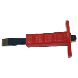 Eclipse Professional Tools 22-208R/07 Guarded Flat Chisel, Red, 8 x 3/4-Inch