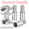 8 Pcs Tyre Valve Extension Metal Wheel Valve Caps Stem