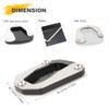 REARACE Side Stand Enlarge Plate Fit for DR650 DR650SE 1996-2025