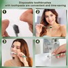 HOFASON Disposable Toothbrushes with Toothpaste 200 Pack, Travel Bulk Toothpaste