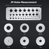 Weewooday Stainless Steel Drill Gauges for 1/16 Inch to 1/2