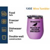 Birding Pink Edition Wine Tumbler 12oz - Introverted unless -