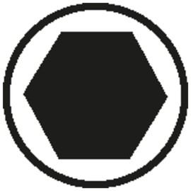 Forum Stiftschlüssel-Satz 6 kant-set, 7-teilig T-Griff, 4317784846318