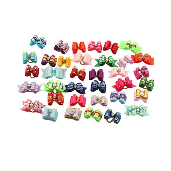 PET SHOW Mixed Styles Pet Cat Puppy Topknot Small Dog