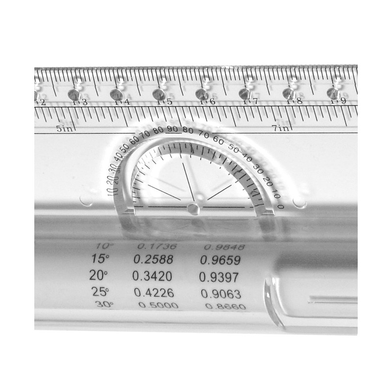 VViViD Measuring Rolling Ruler for Drawing, Design, Drafting Student, School