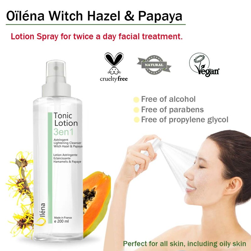 Tonico Facial Cleanser Astrassant and Brightening Toner with Witch Hazel