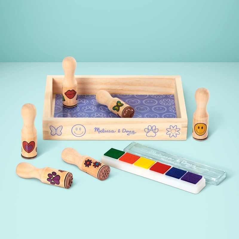 Melissa & Doug Wooden stamp set