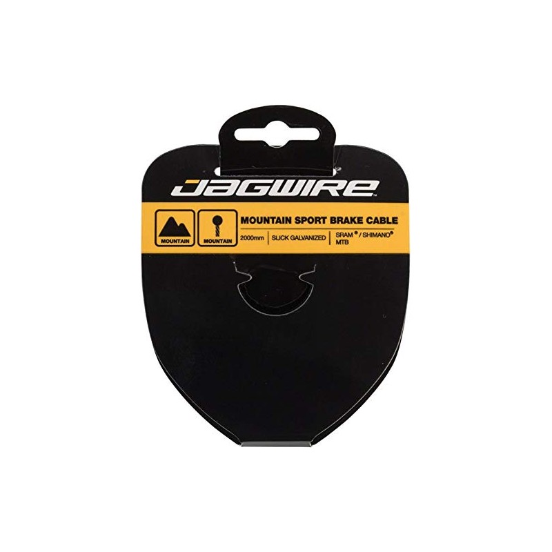 Jagwire Mountain Brake Cable - Sport Slick Galvanized - 1.5X2000mm