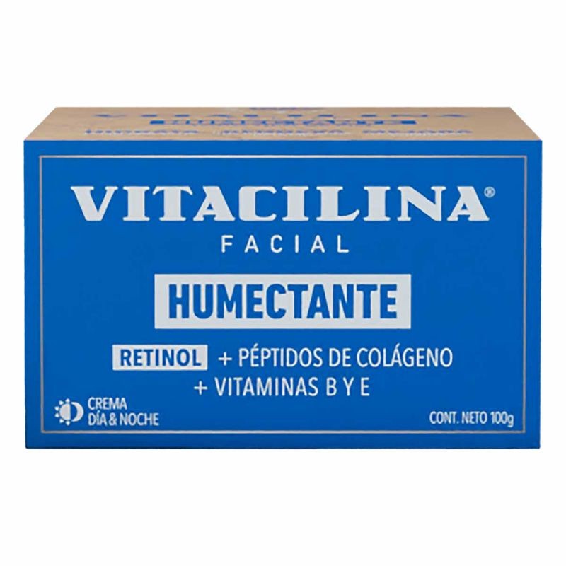 Crema Facial Vitacilina Humectante Retinol 100g